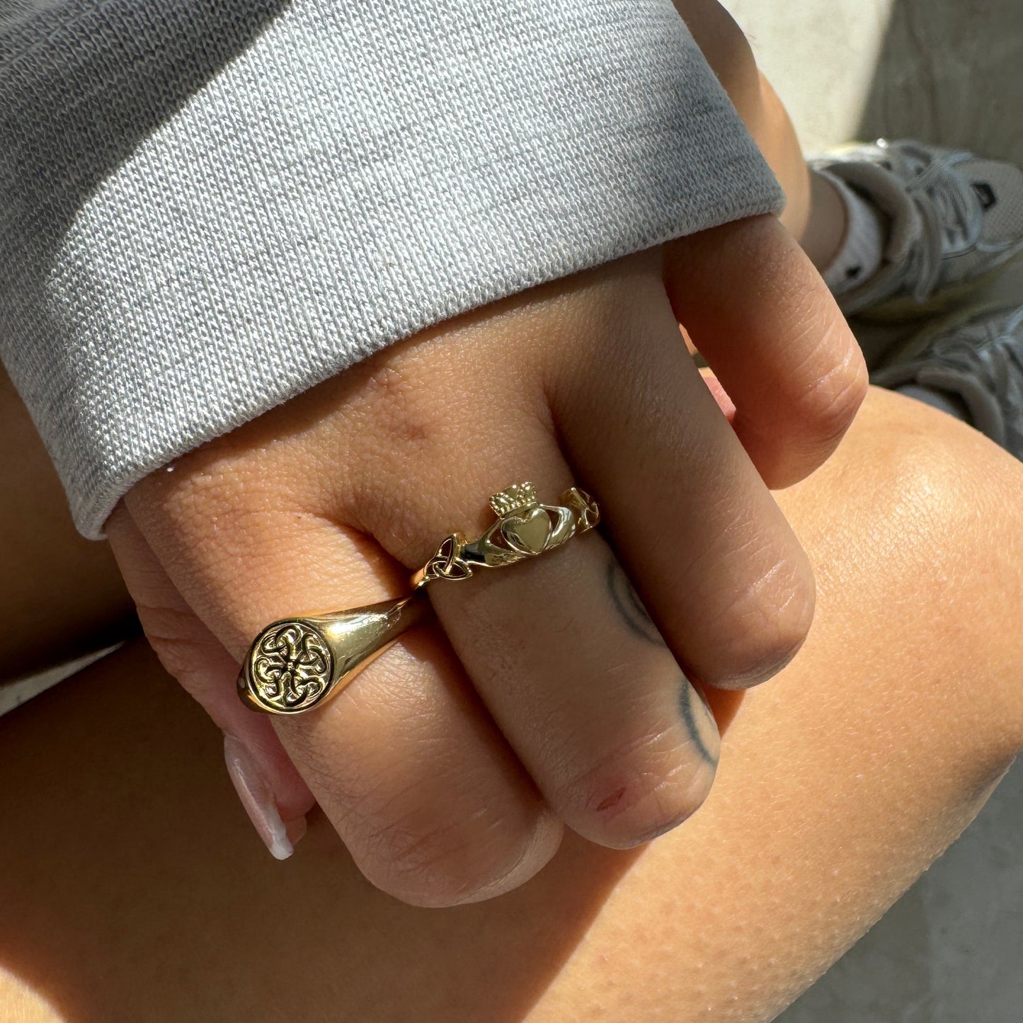 Trinity Claddagh Ring - Silver