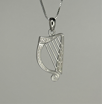 Irish Harp Pendant