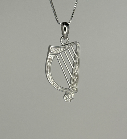 Irish Harp Pendant