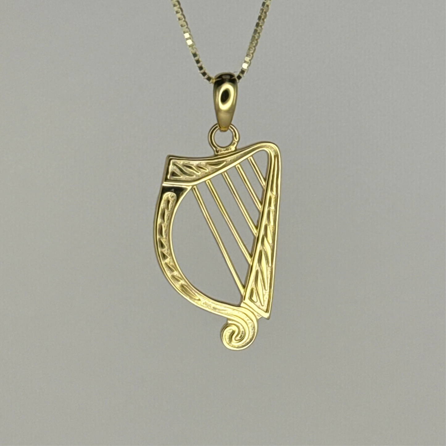 Irish Harp Pendant