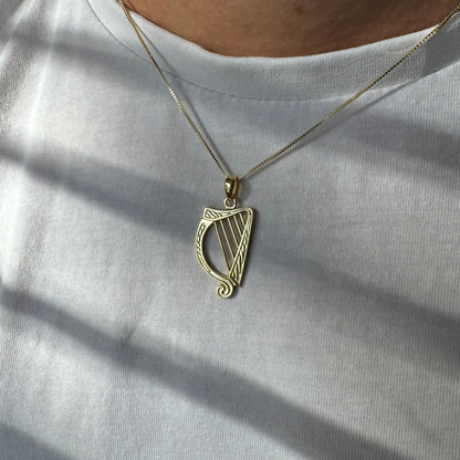 Irish Harp Pendant