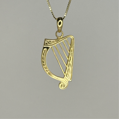 Irish Harp Pendant