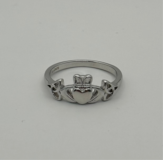 Trinity Claddagh Ring - Silver