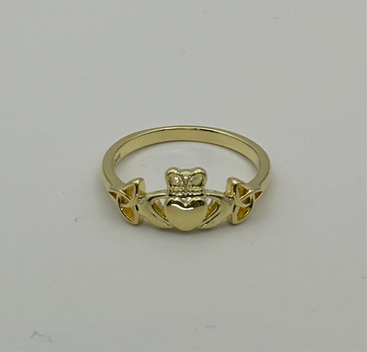 Trinity Claddagh Ring - Gold