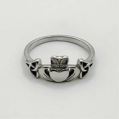 Trinity Claddagh Ring - Silver
